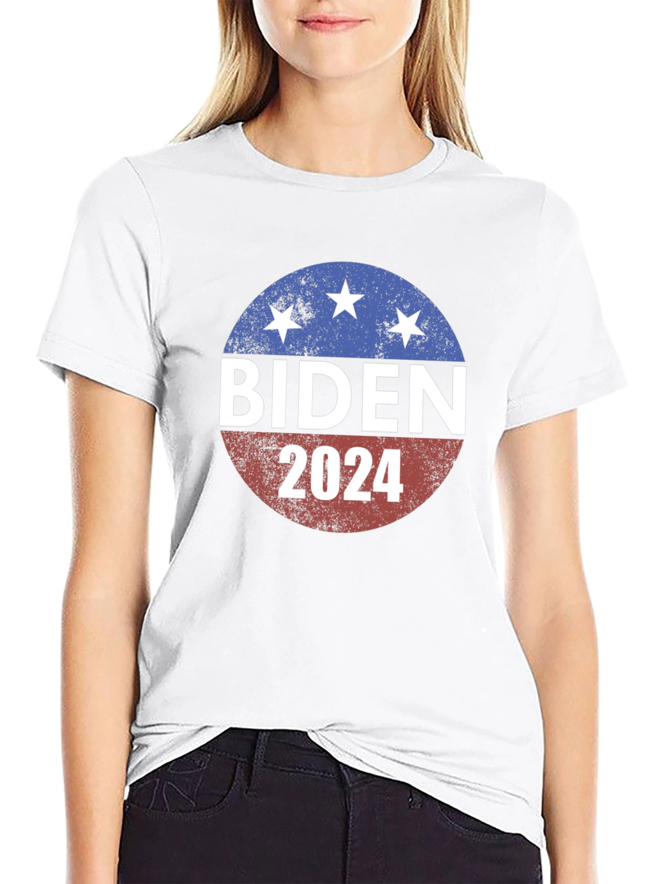Biden 2024 Graphic Tee - Patriotic Political T-Shirt