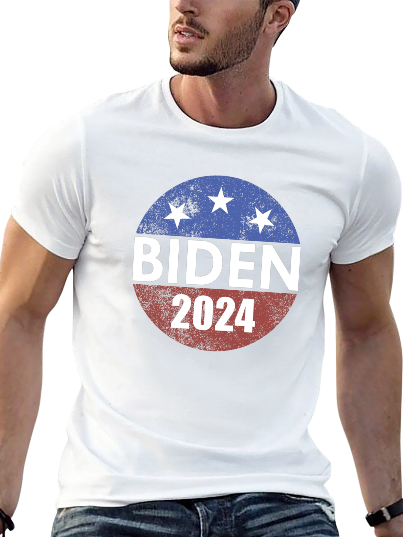 Biden 2024 Graphic Tee - Patriotic Political T-Shirt