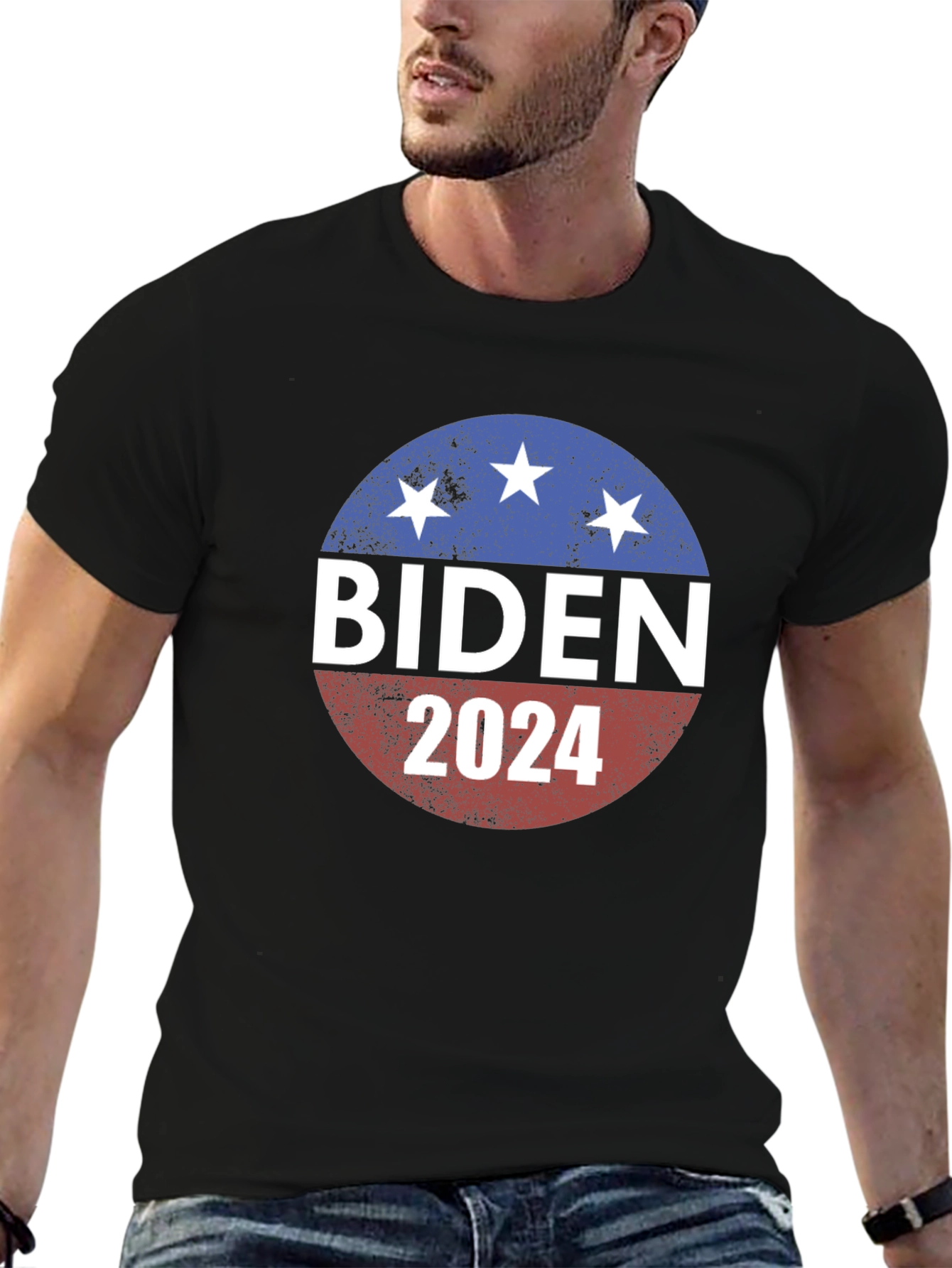 Biden 2024 Graphic Tee - Patriotic Political T-Shirt