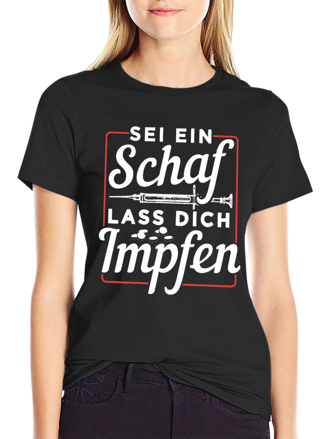Sei Ein Schaf Lass Dich Impfen T-Shirt