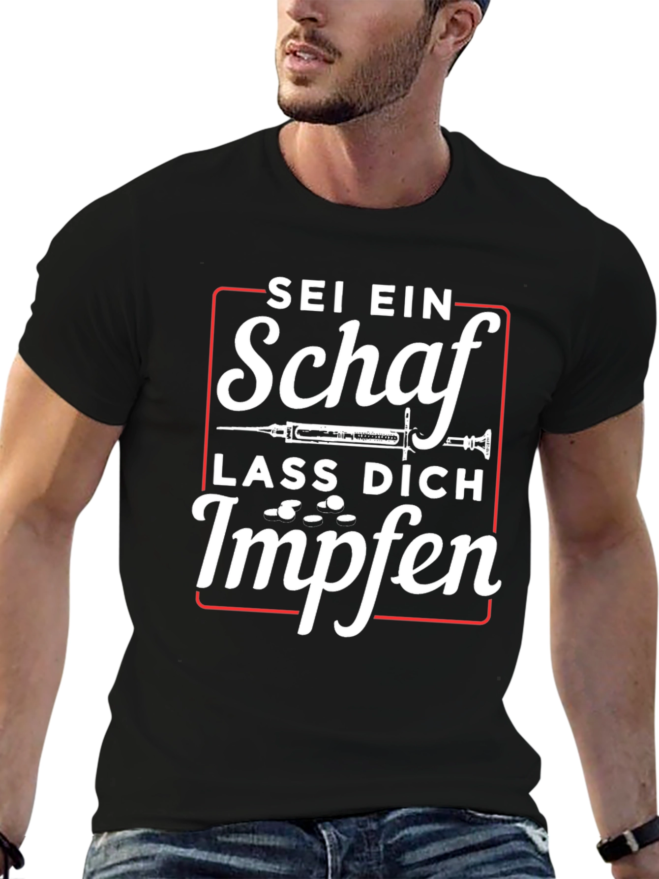 Sei Ein Schaf Lass Dich Impfen T-Shirt