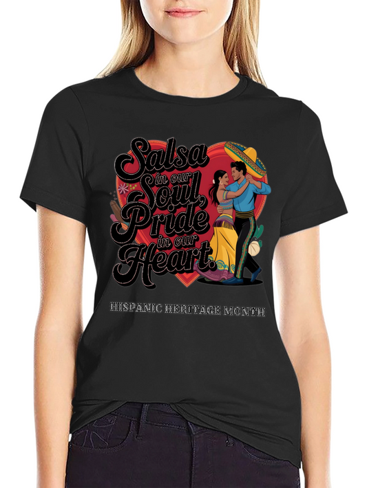 Salsa Soul Pride Hispanic Heritage Month T-Shirt