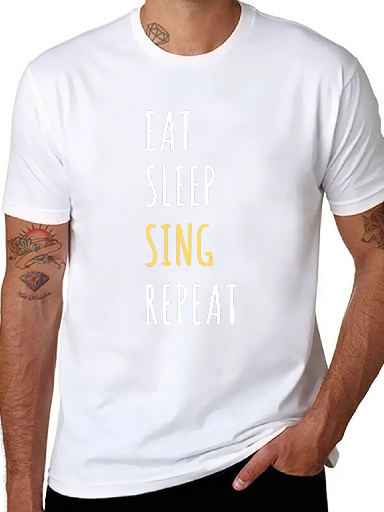 Eat Sleep Sing Repeat T-Shirt