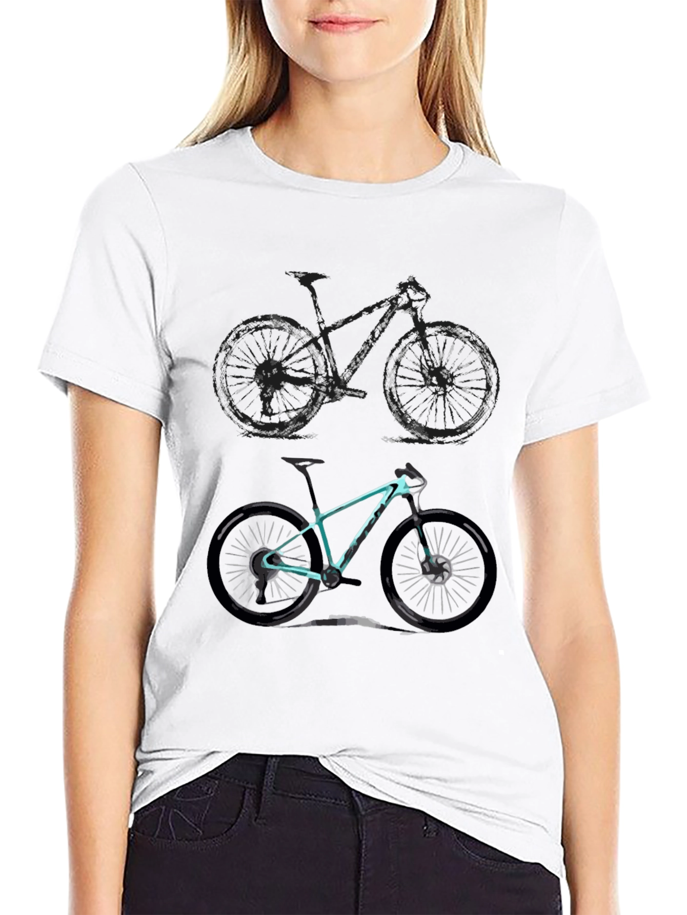 Bike T-Shirt: Mountain Biker Gift Tee
