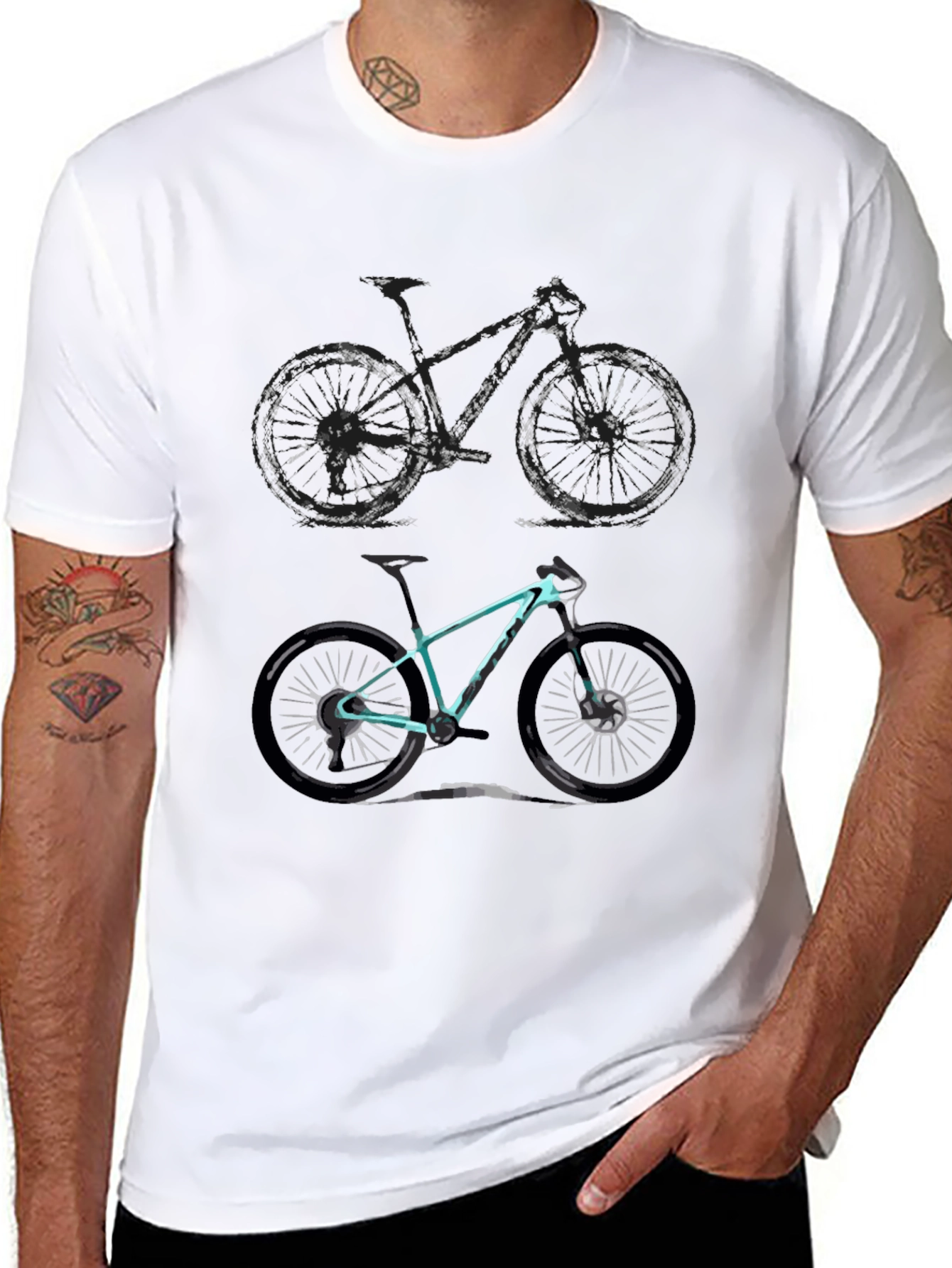 Bike T-Shirt: Mountain Biker Gift Tee