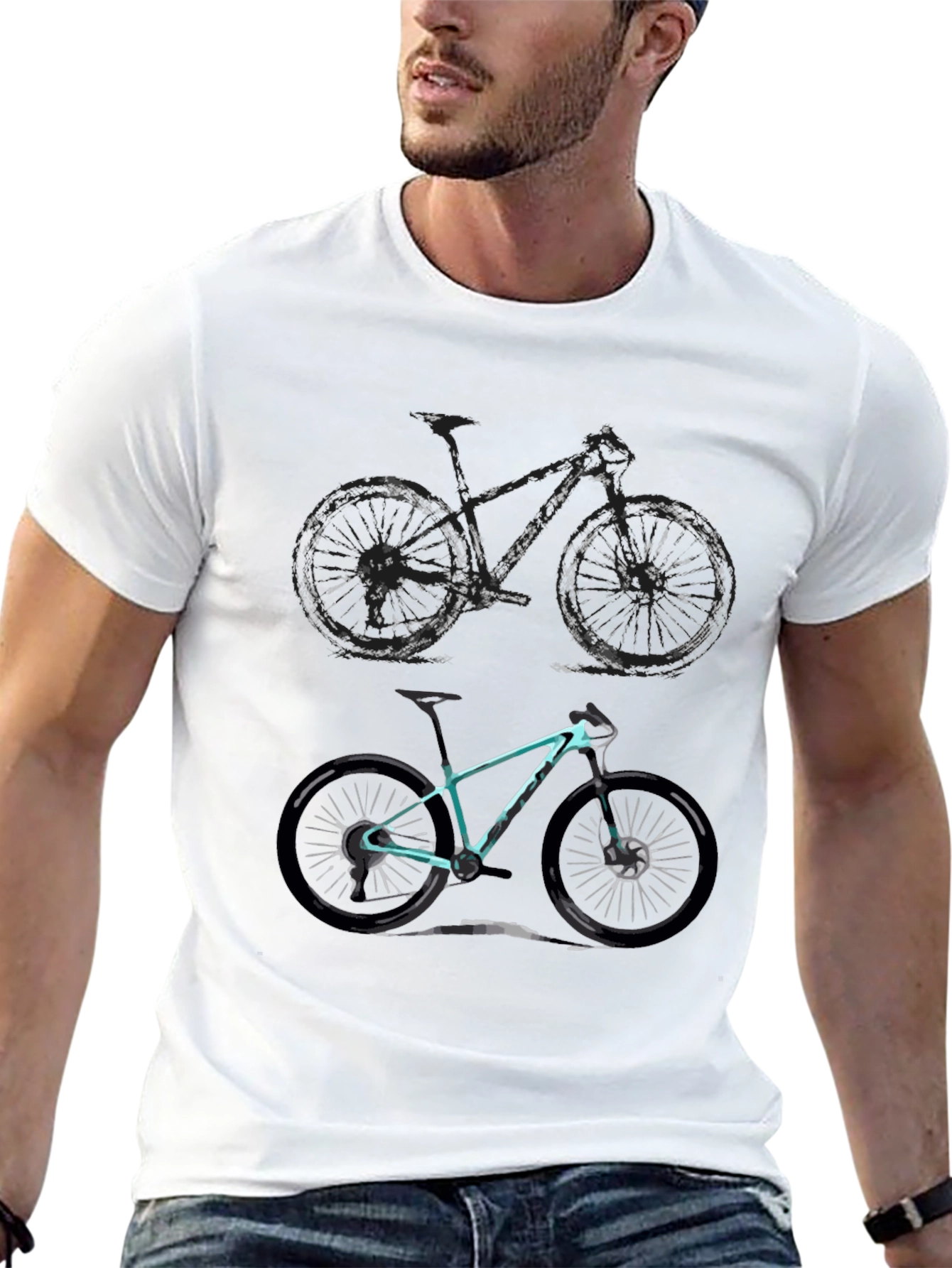 Bike T-Shirt: Mountain Biker Gift Tee