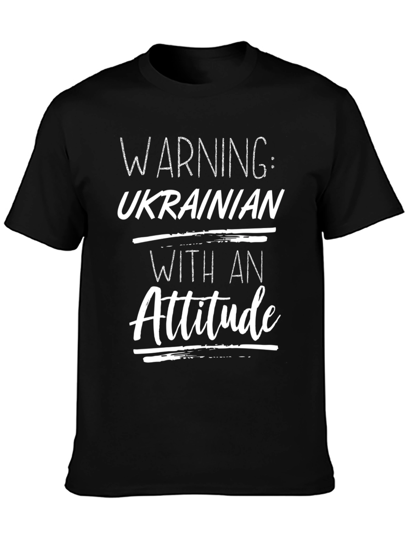 Warning Ukrainian Attitude T-Shirt