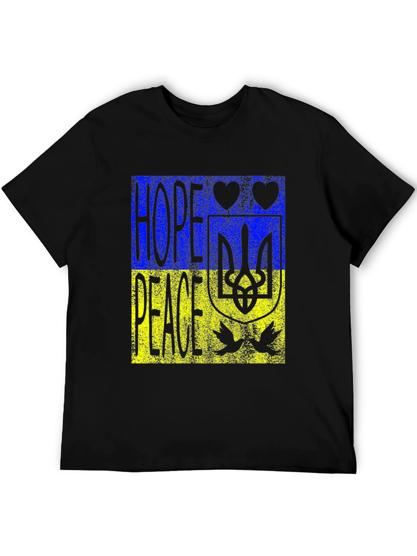 Ukraine Hope & Peace Graphic Tee