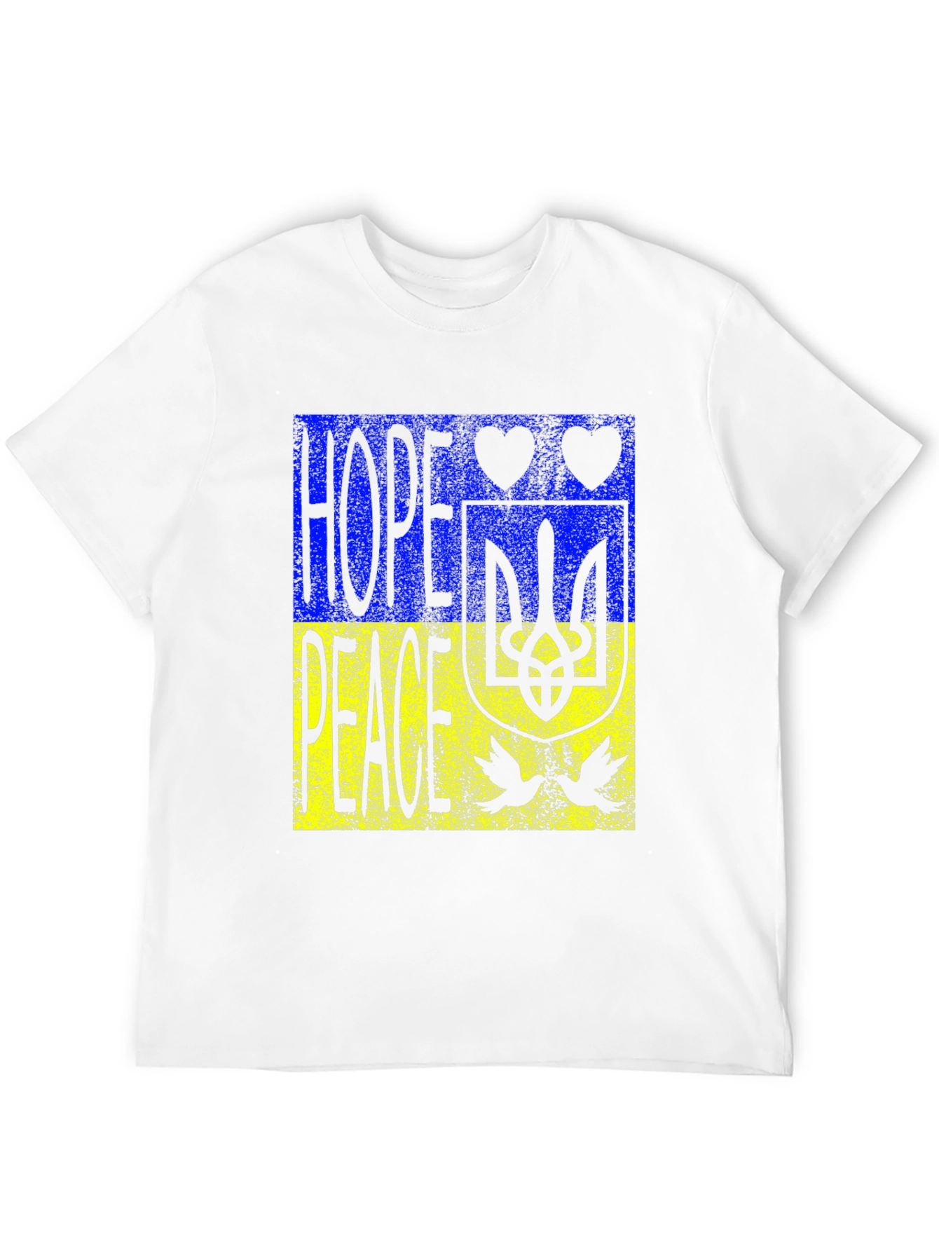 Ukraine Hope & Peace Graphic Tee