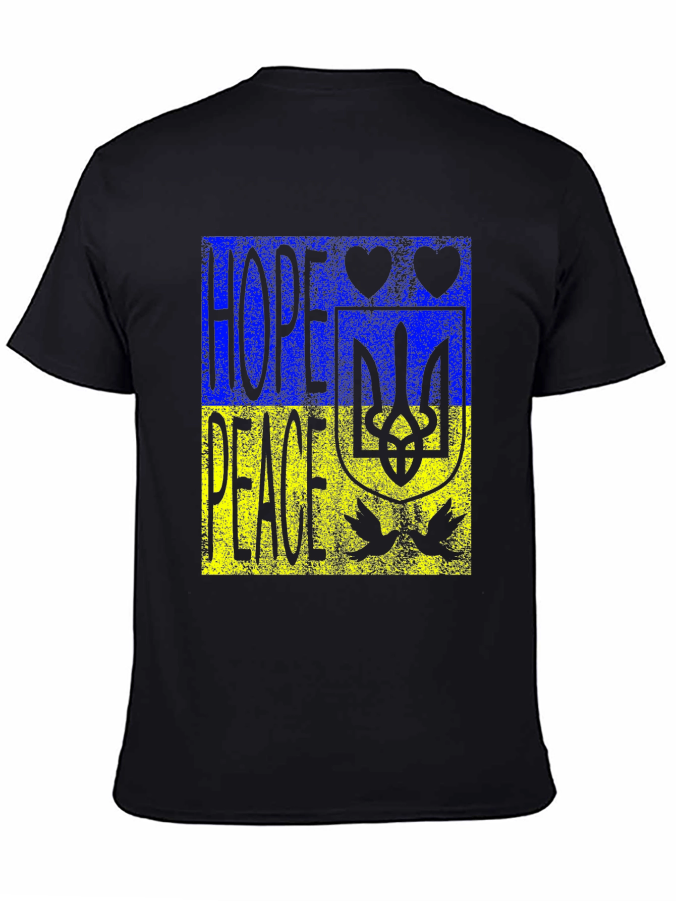 Ukraine Hope & Peace Graphic Tee