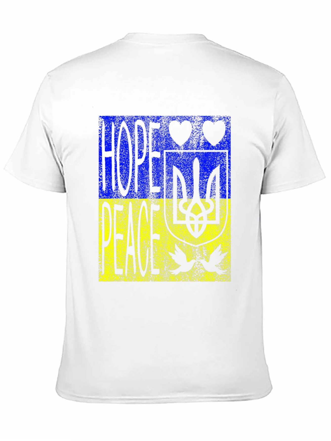 Ukraine Hope & Peace Graphic Tee