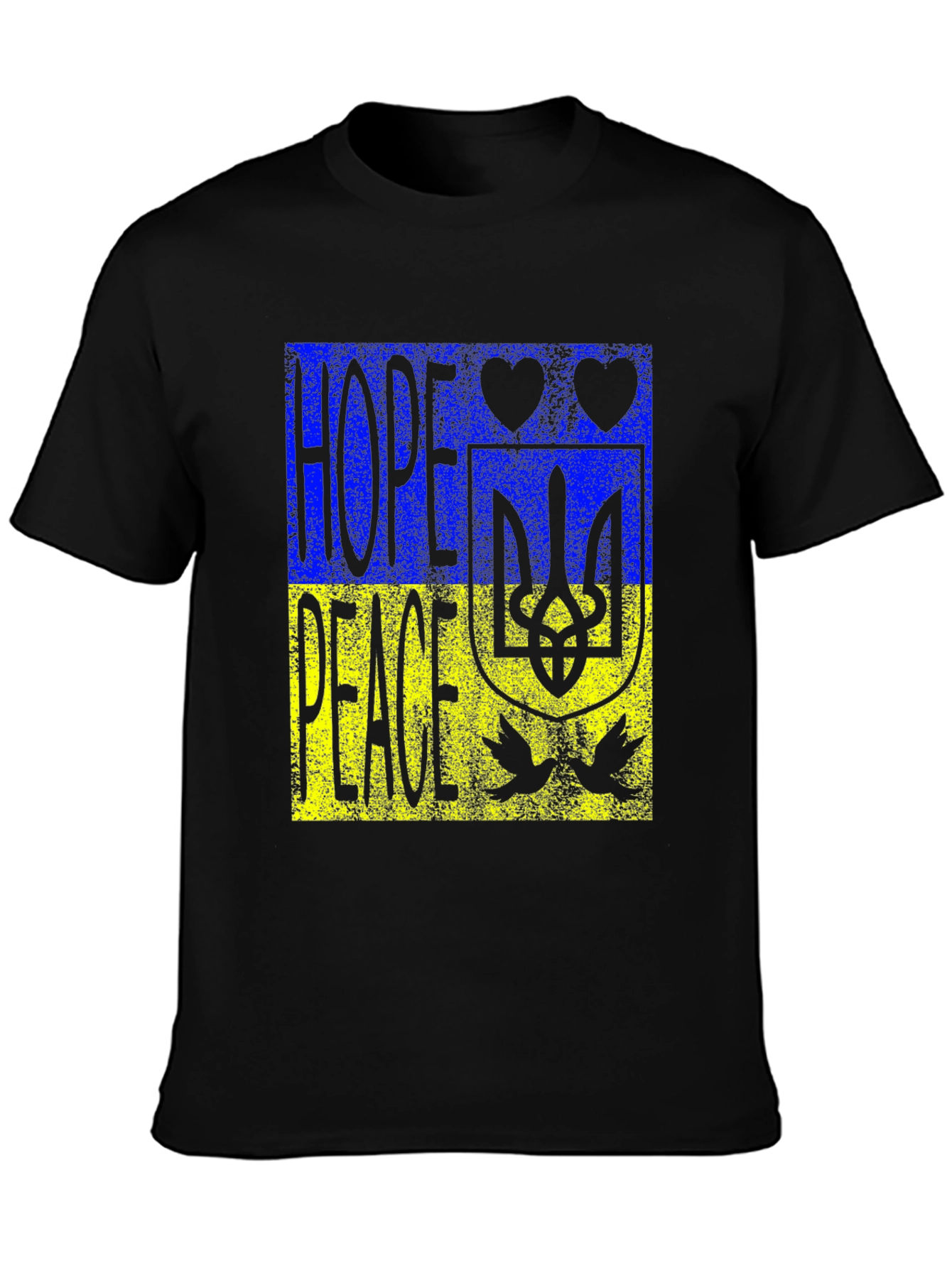 Ukraine Hope & Peace Graphic Tee