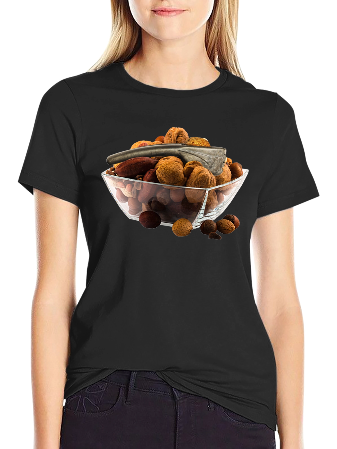 Nut Bowl Graphic T-Shirt - Snack Lovers Tee