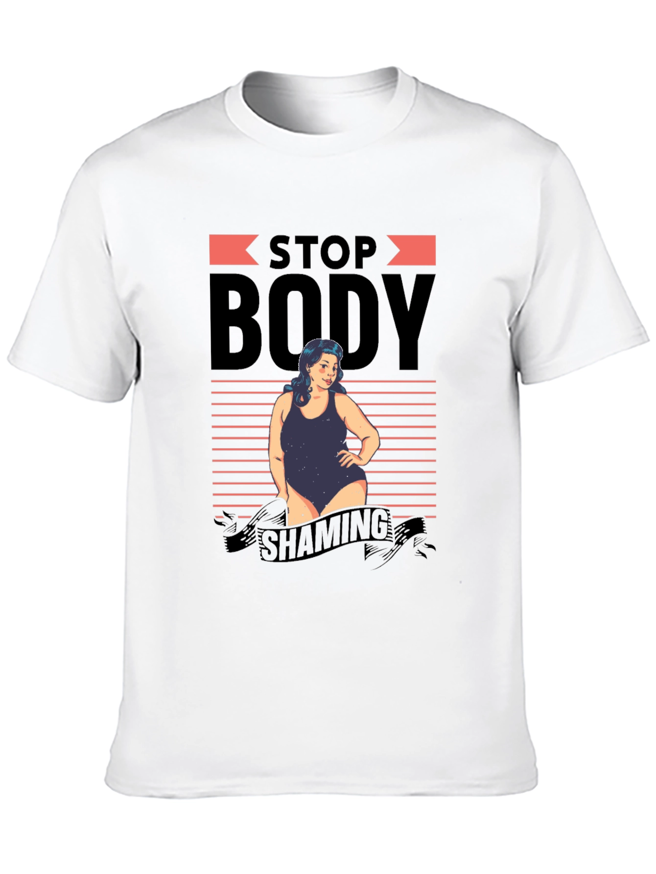 Stop Body Shaming Graphic T-Shirt