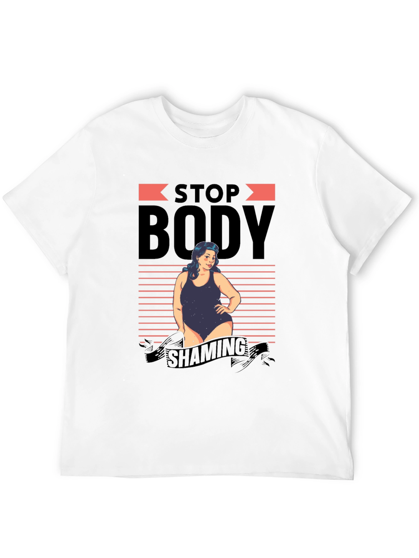 Stop Body Shaming Graphic T-Shirt
