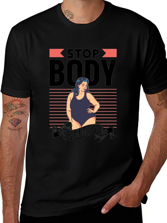 Stop Body Shaming Graphic T-Shirt