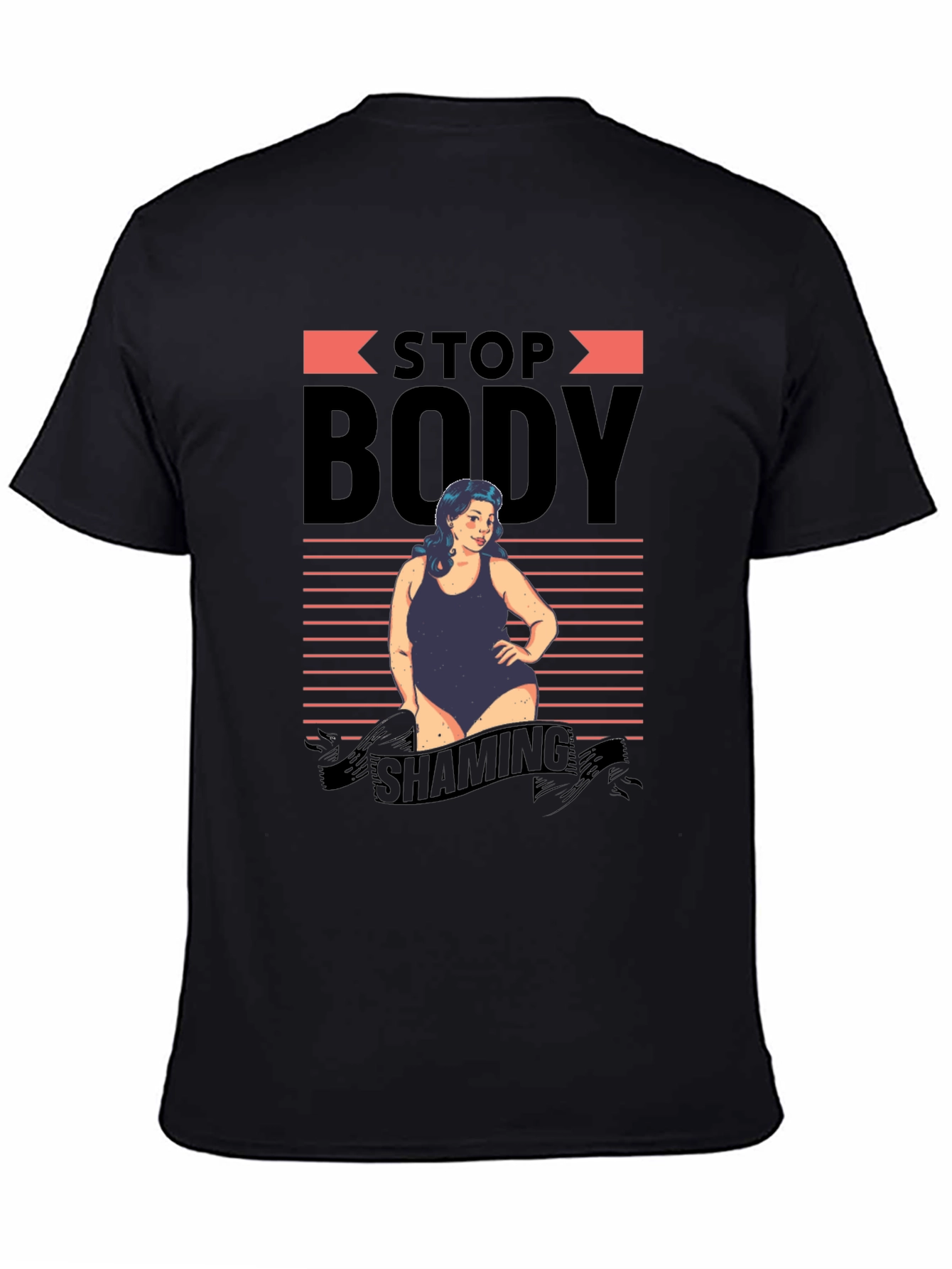 Stop Body Shaming Graphic T-Shirt