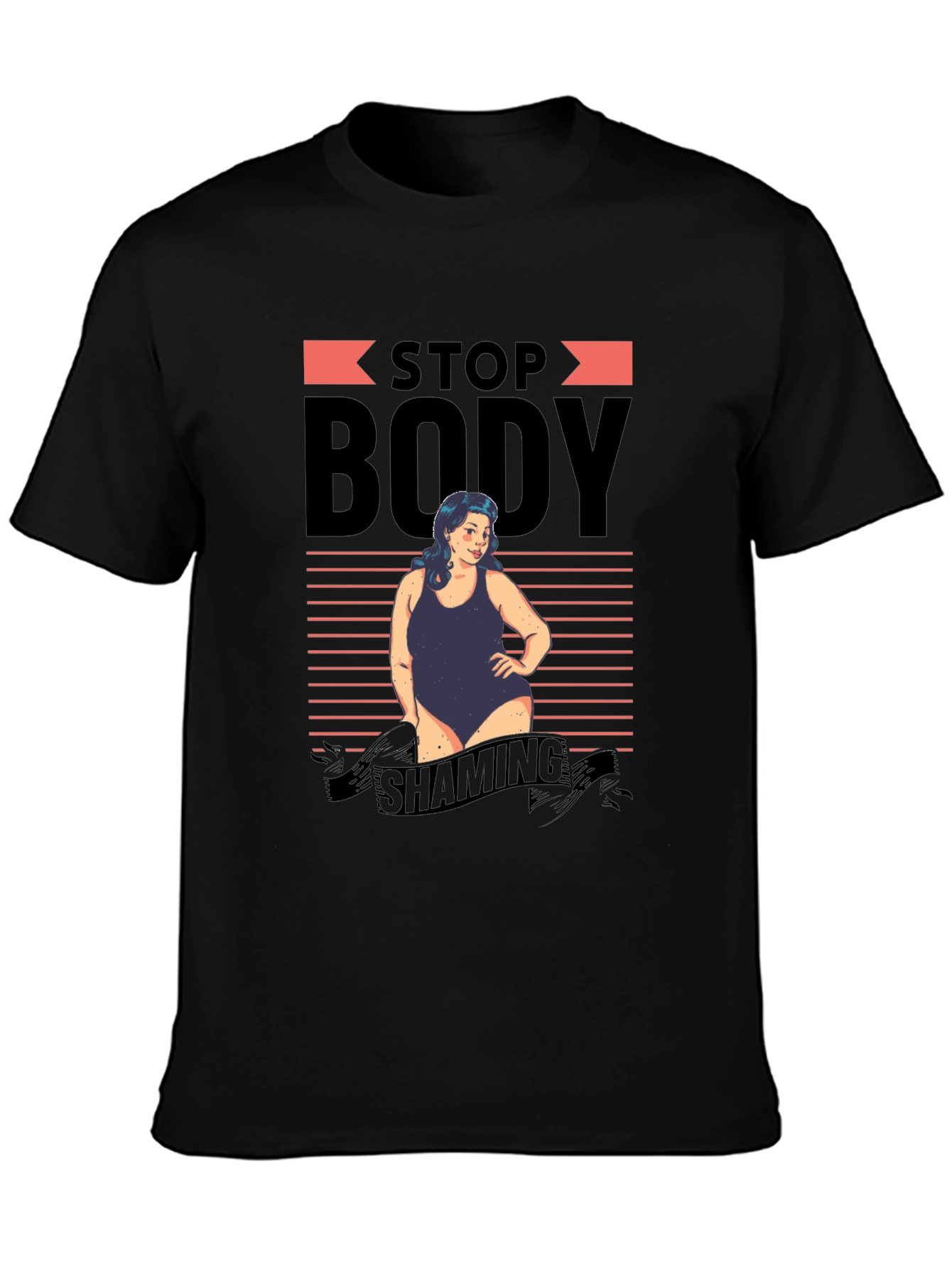Stop Body Shaming Graphic T-Shirt