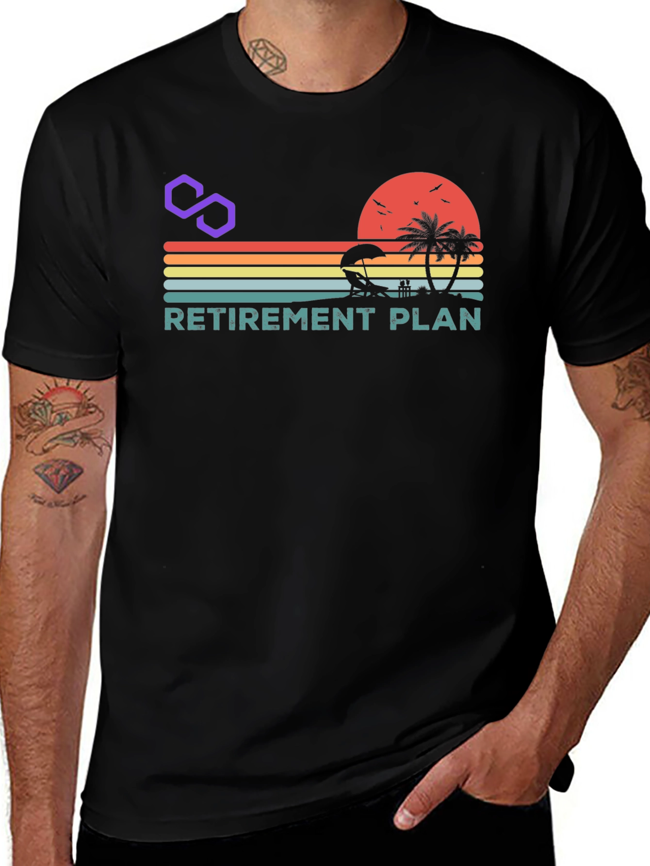 Retirement Plan Beach T-Shirt
