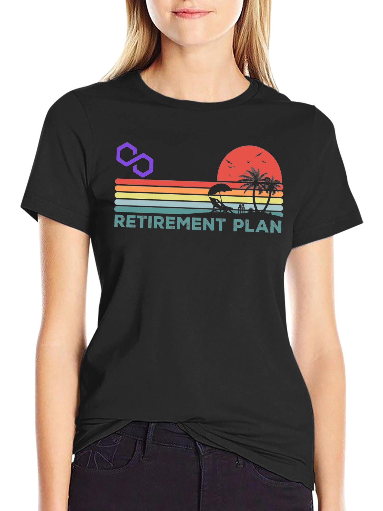 Retirement Plan Beach T-Shirt