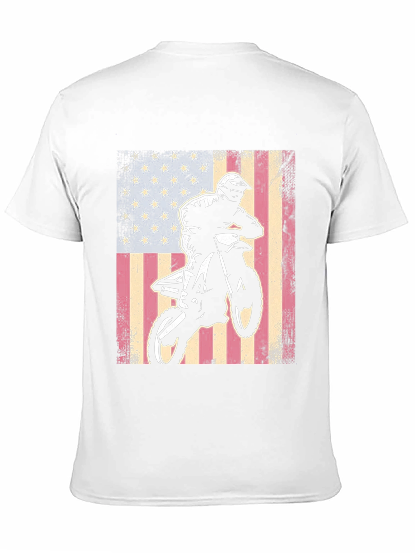 American Flag Motocross T-Shirt