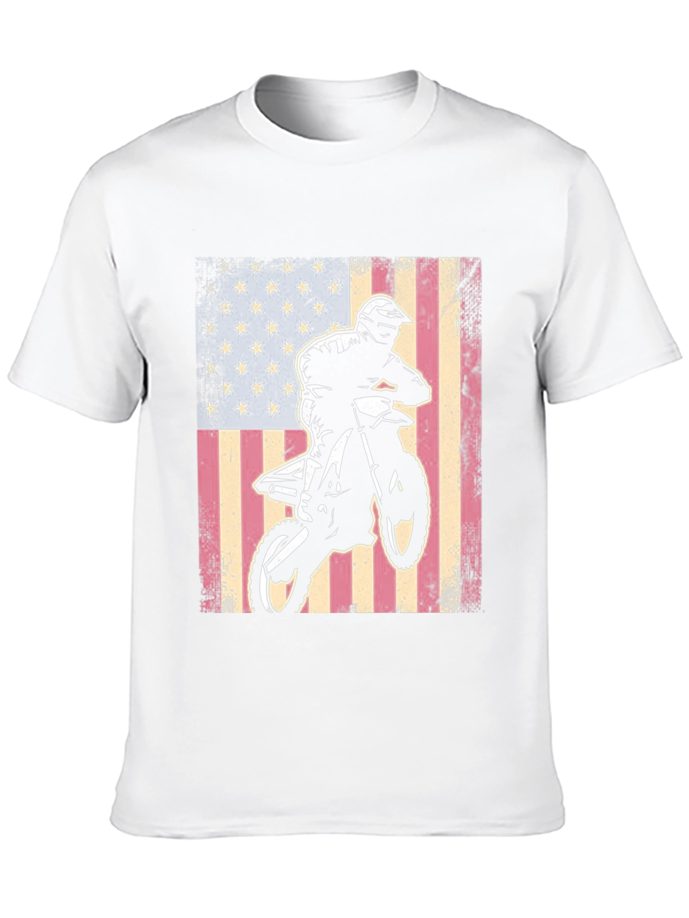 American Flag Motocross T-Shirt