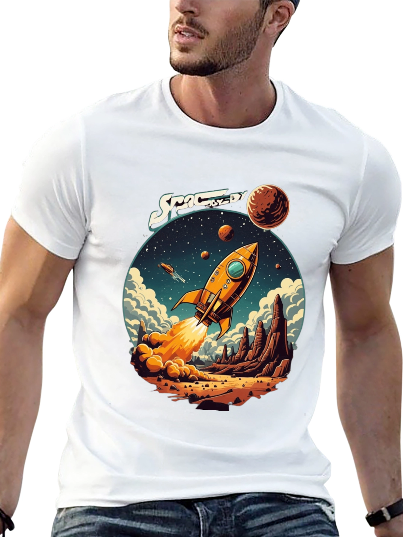 Spacedy Rocket T-Shirt