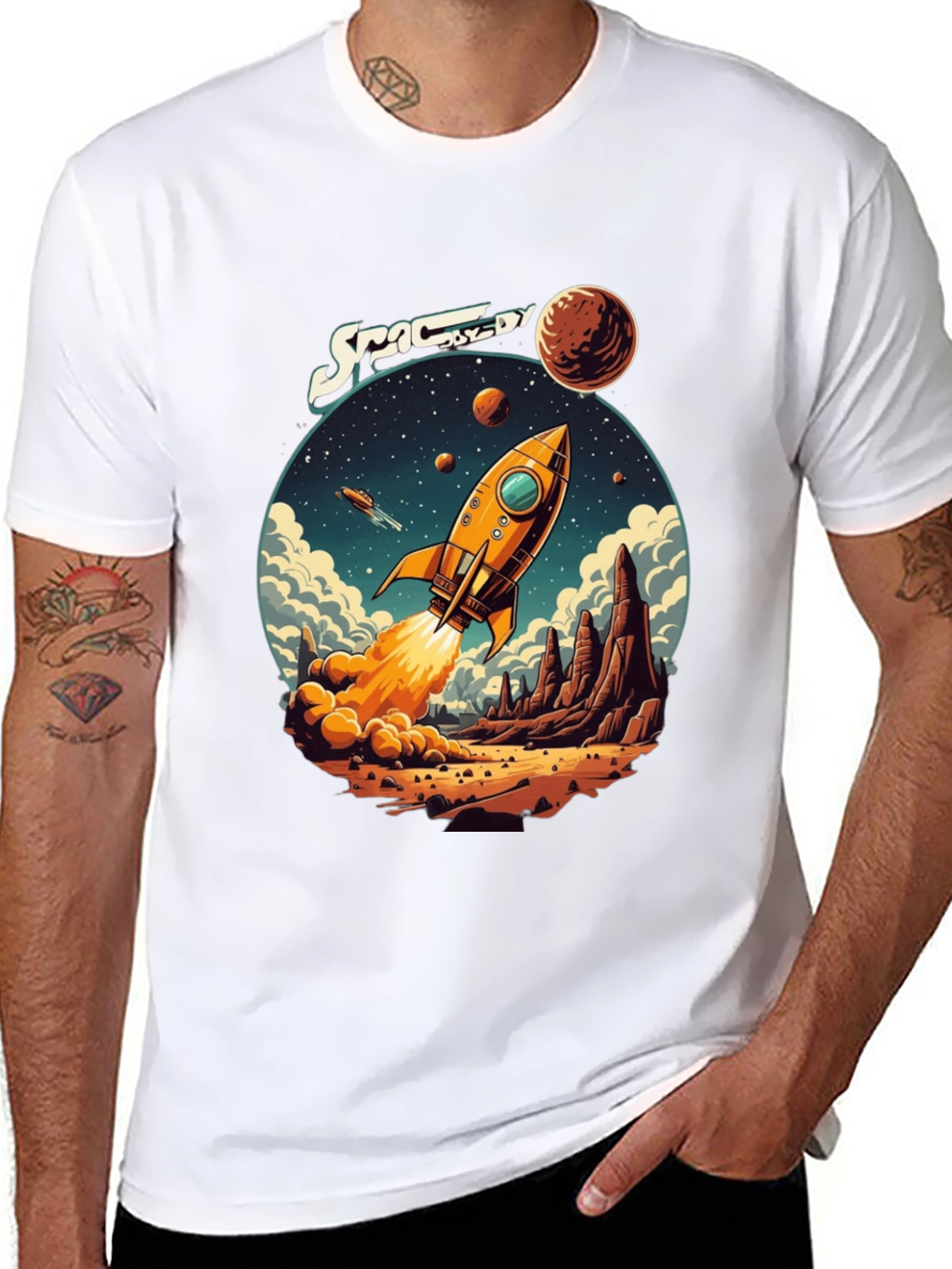 Spacedy Rocket T-Shirt
