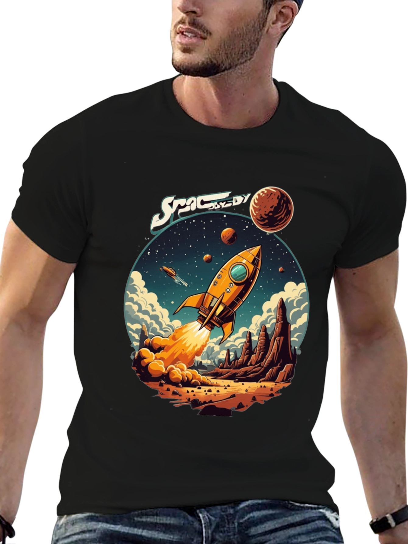 Spacedy Rocket T-Shirt
