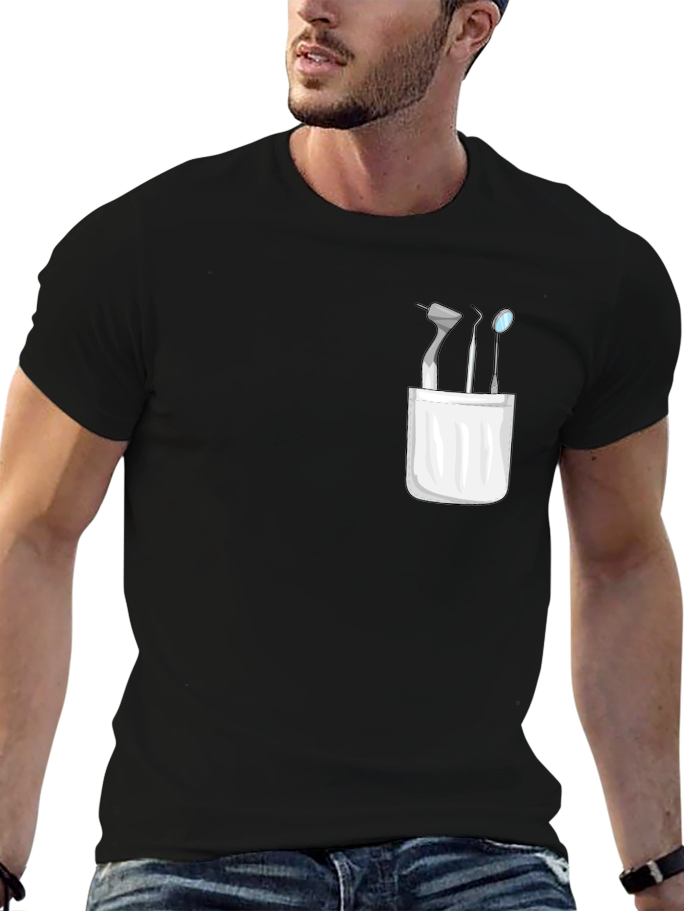 Dentist Tools Pocket Graphic T-Shirt