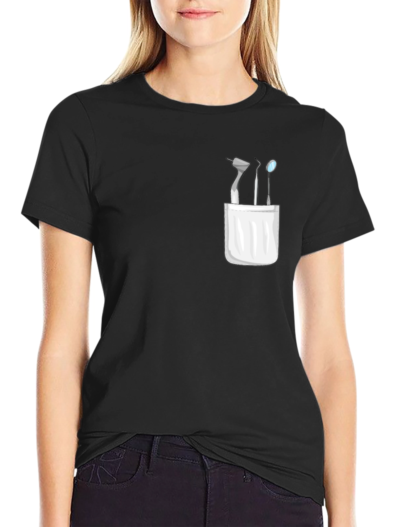 Dentist Tools Pocket Graphic T-Shirt