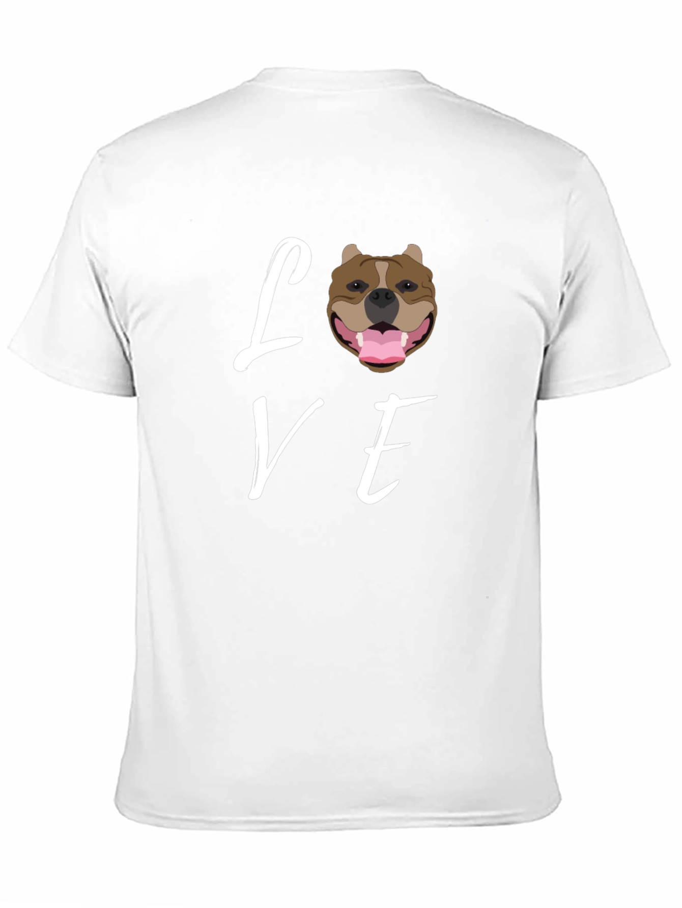 Love Pitbull Dog T-Shirt - Black