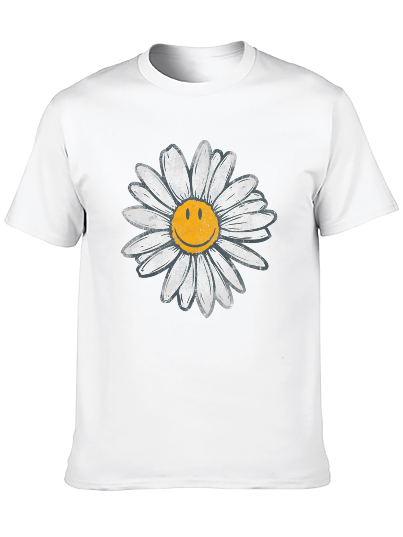 Daisy Smiley Face Graphic Tee