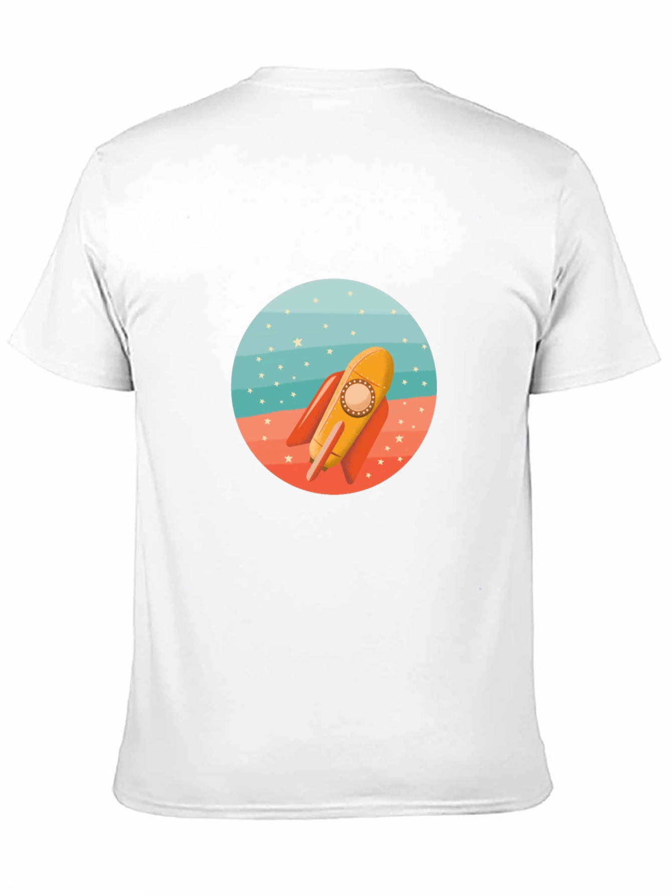 Rocket Graphic Tee - Retro Space Adventure