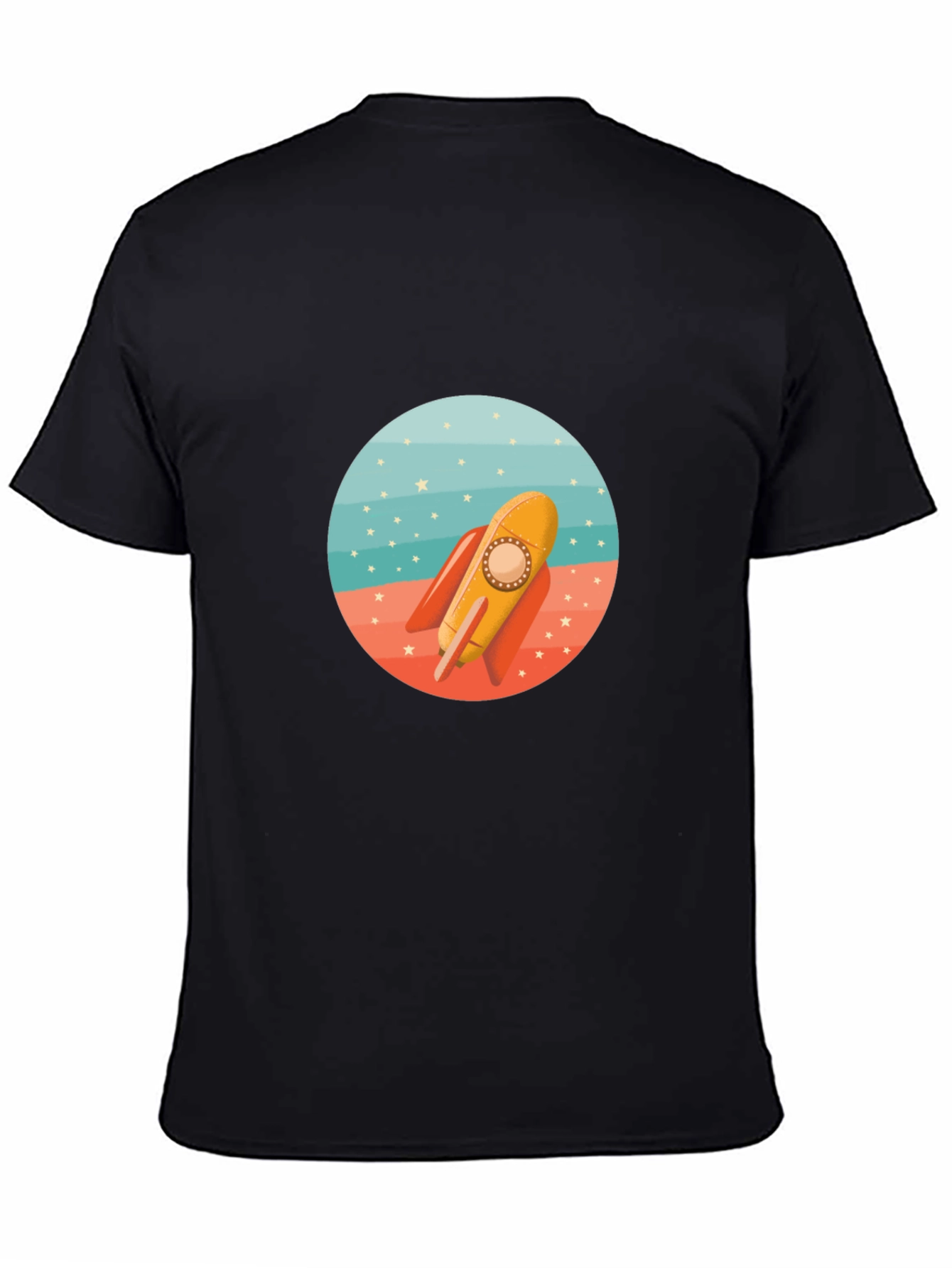Rocket Graphic Tee - Retro Space Adventure