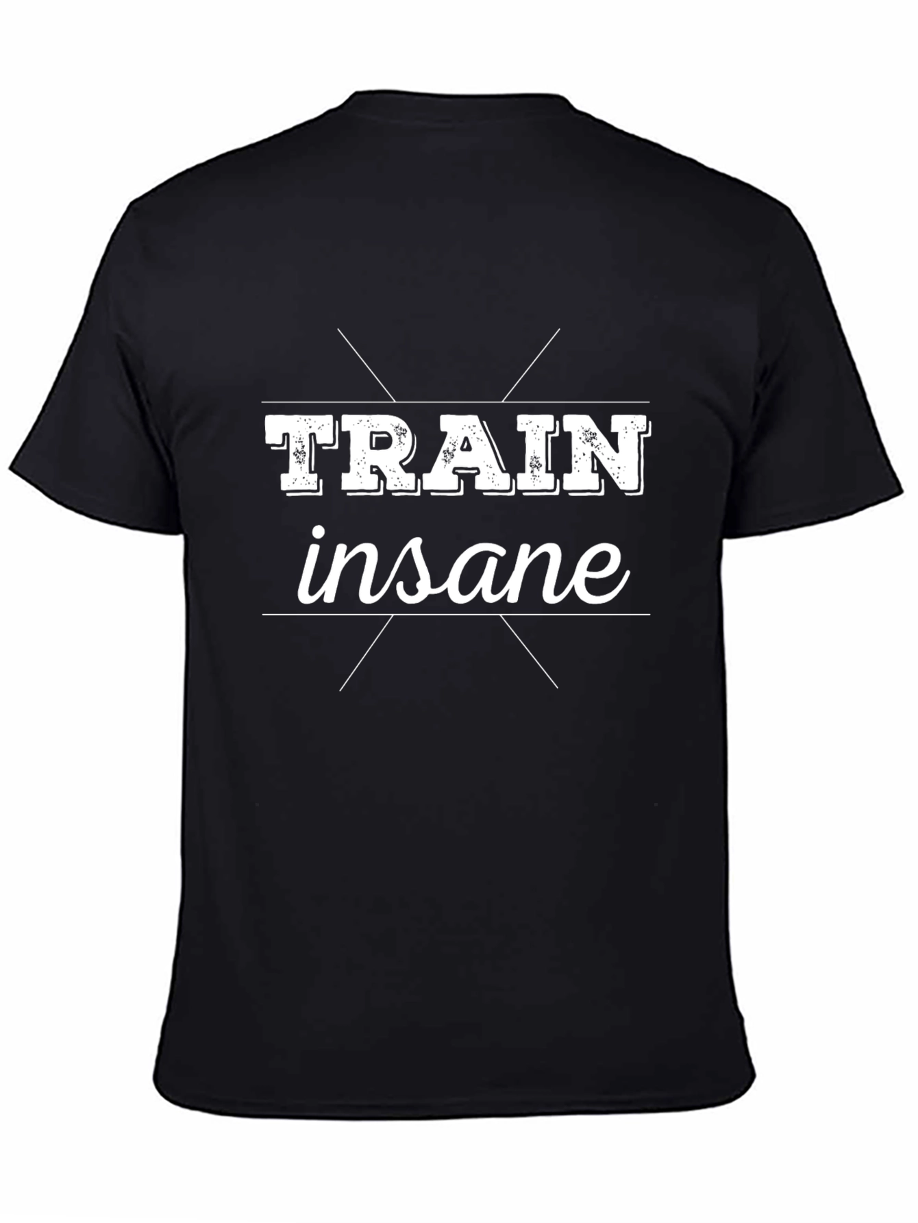 Train Insane Black T-Shirt