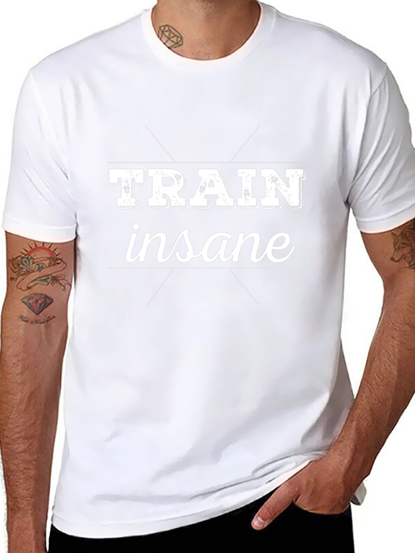 Train Insane Black T-Shirt