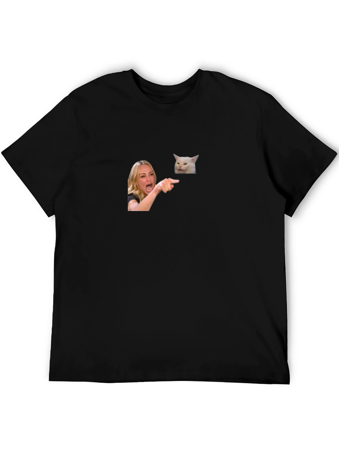 Woman Yelling at Cat Meme T-Shirt