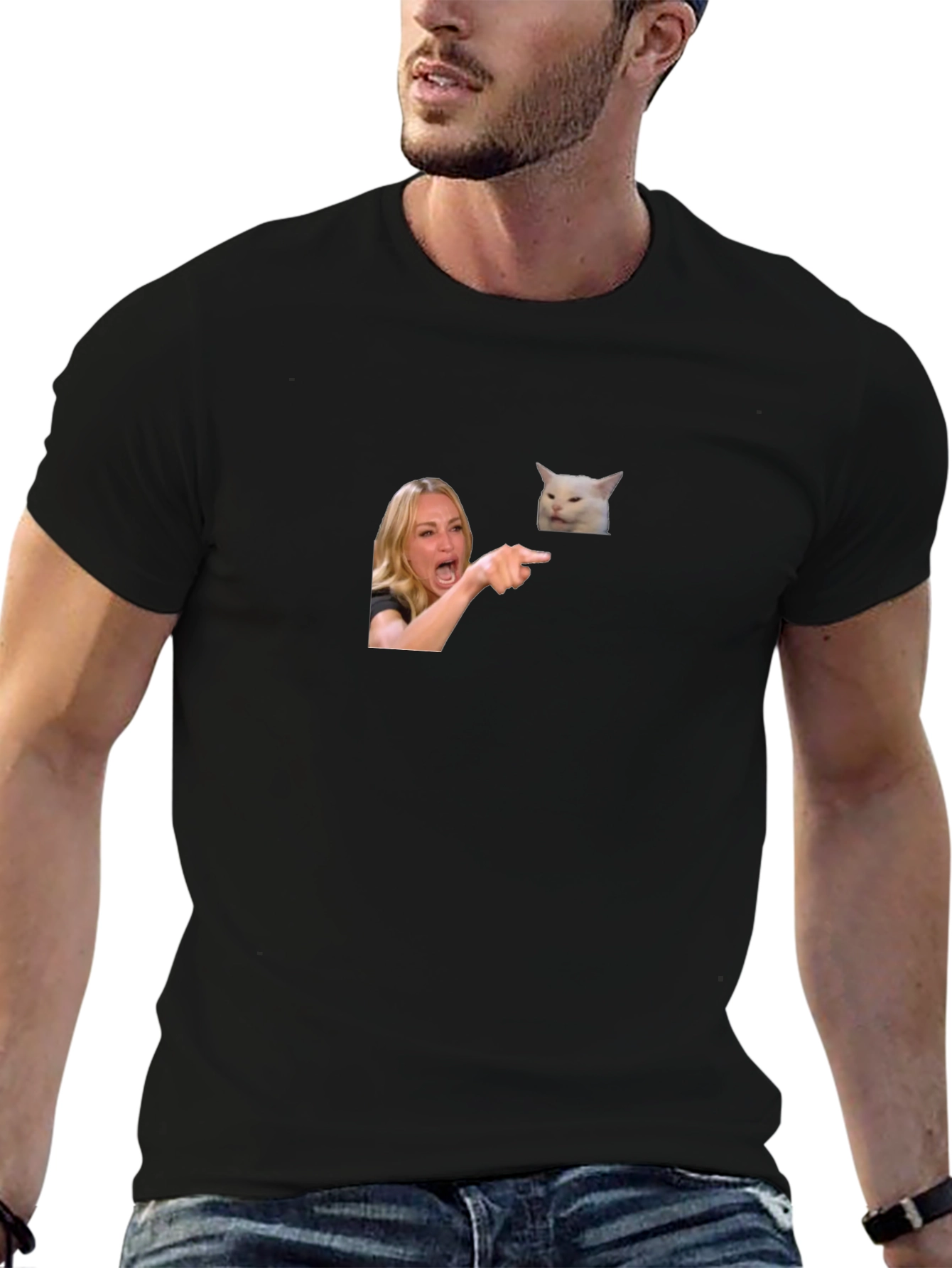 Woman Yelling at Cat Meme T-Shirt