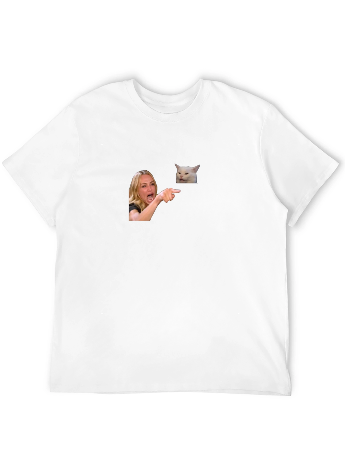Woman Yelling at Cat Meme T-Shirt