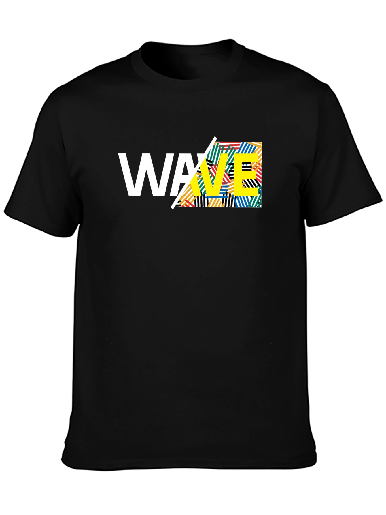 Trendy Wave Graphic Tee - Modern Streetwear Style
