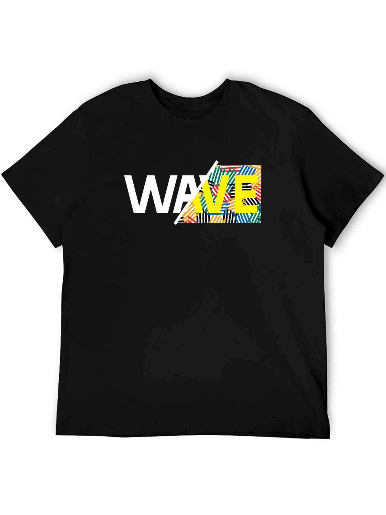 Trendy Wave Graphic Tee - Modern Streetwear Style