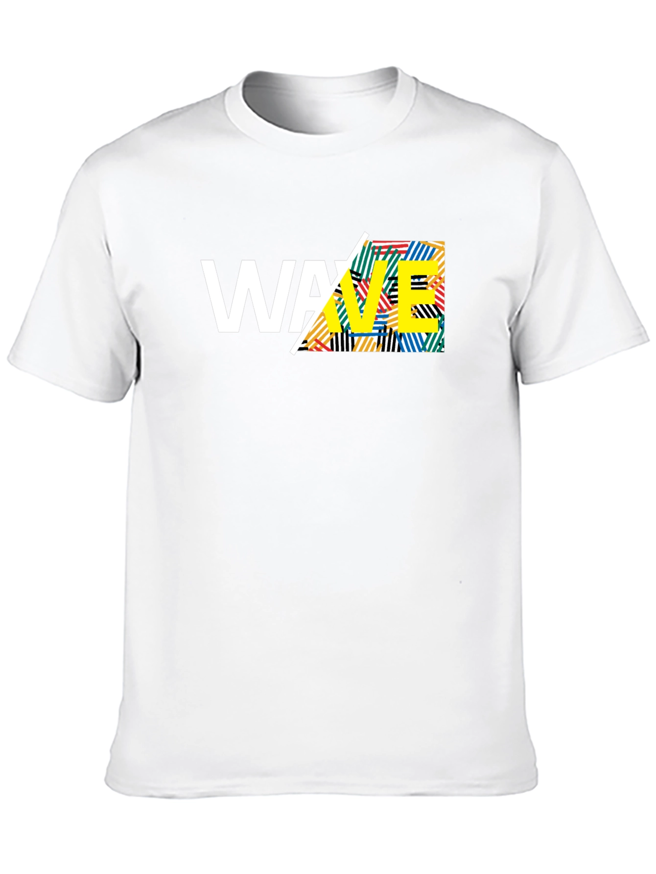 Trendy Wave Graphic Tee - Modern Streetwear Style