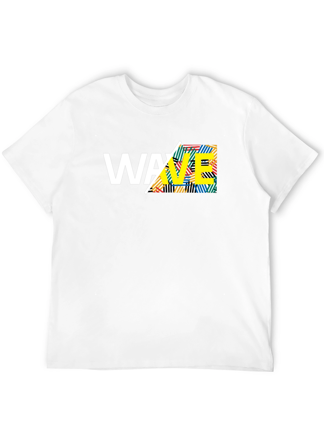 Trendy Wave Graphic Tee - Modern Streetwear Style
