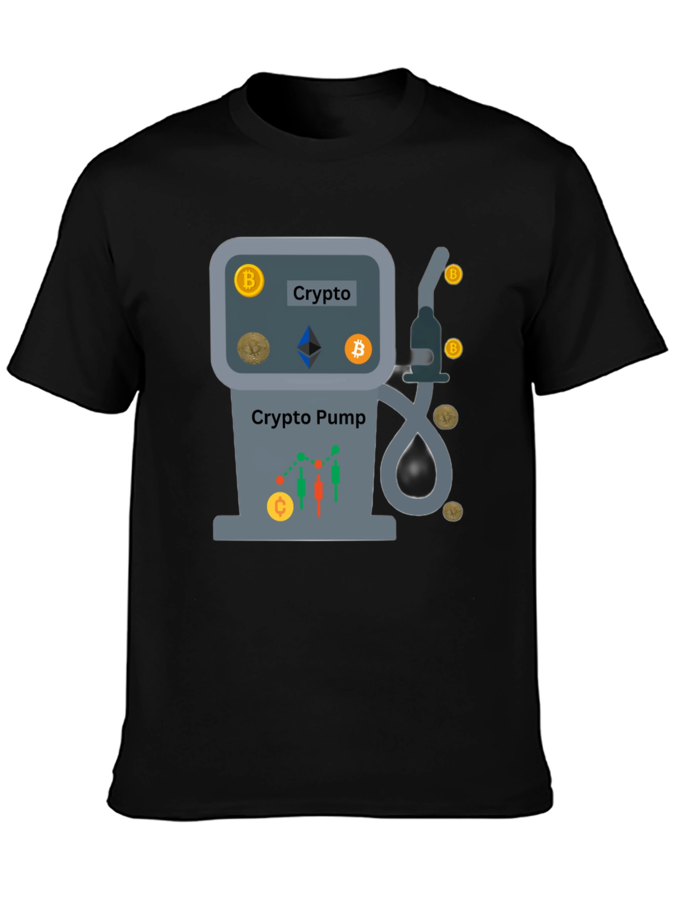 Crypto Pump T-Shirt - Bitcoin Ethereum