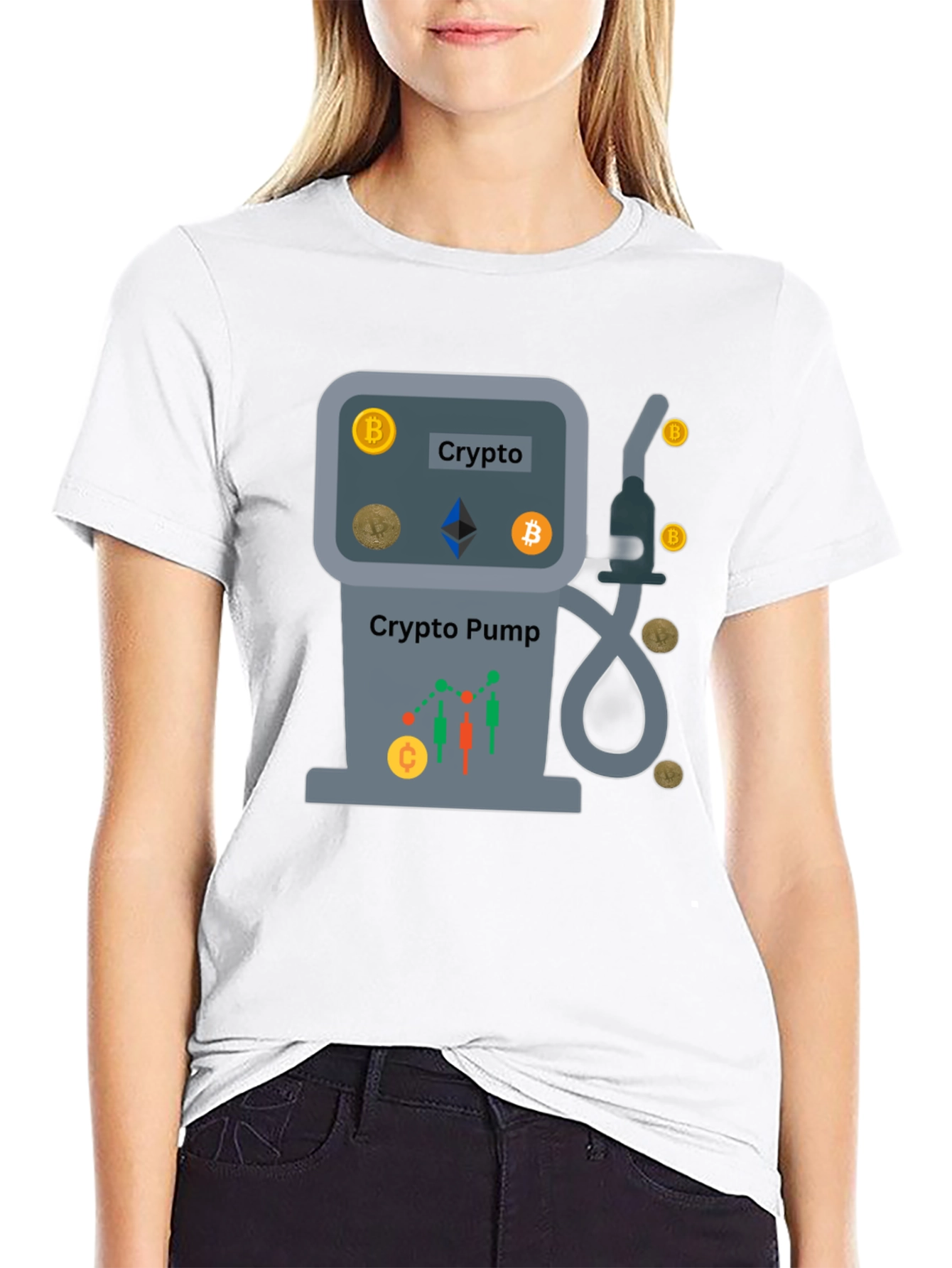 Crypto Pump T-Shirt - Bitcoin Ethereum
