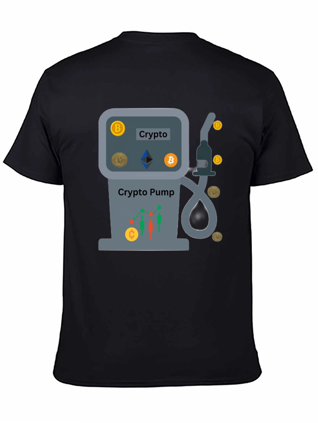 Crypto Pump T-Shirt - Bitcoin Ethereum
