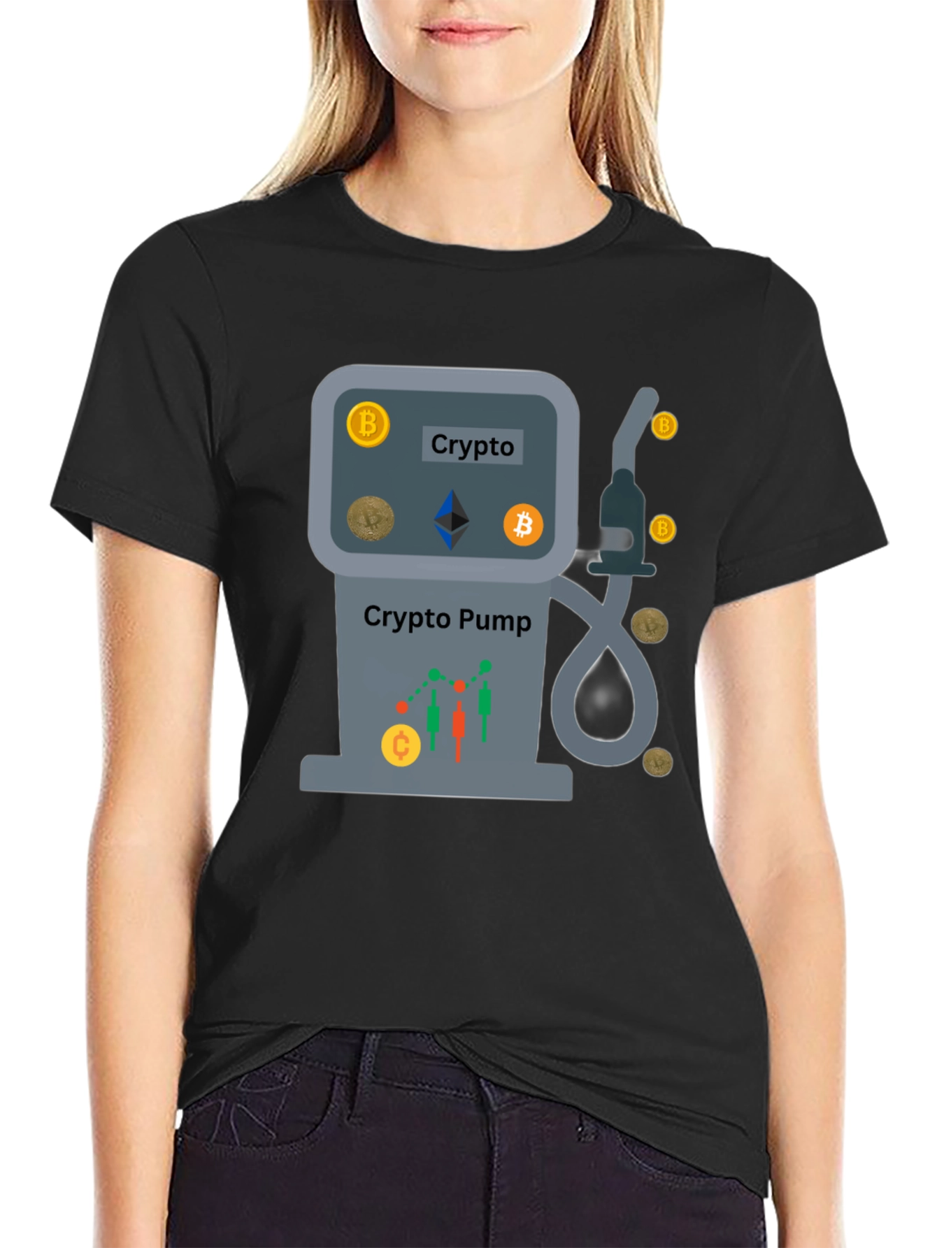 Crypto Pump T-Shirt - Bitcoin Ethereum