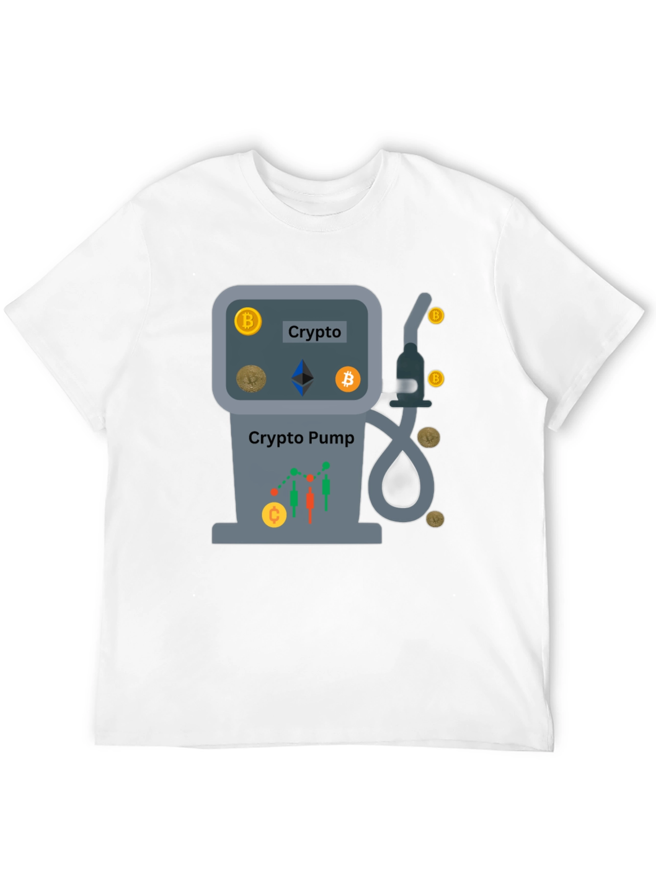 Crypto Pump T-Shirt - Bitcoin Ethereum