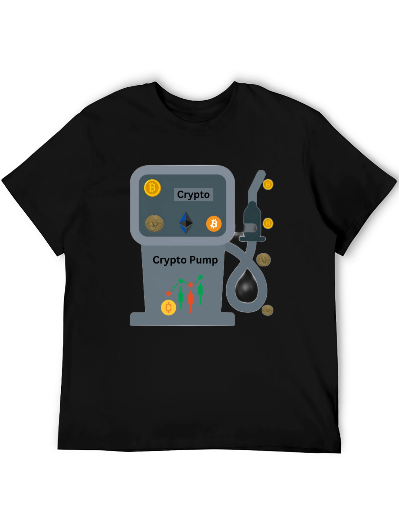 Crypto Pump T-Shirt - Bitcoin Ethereum